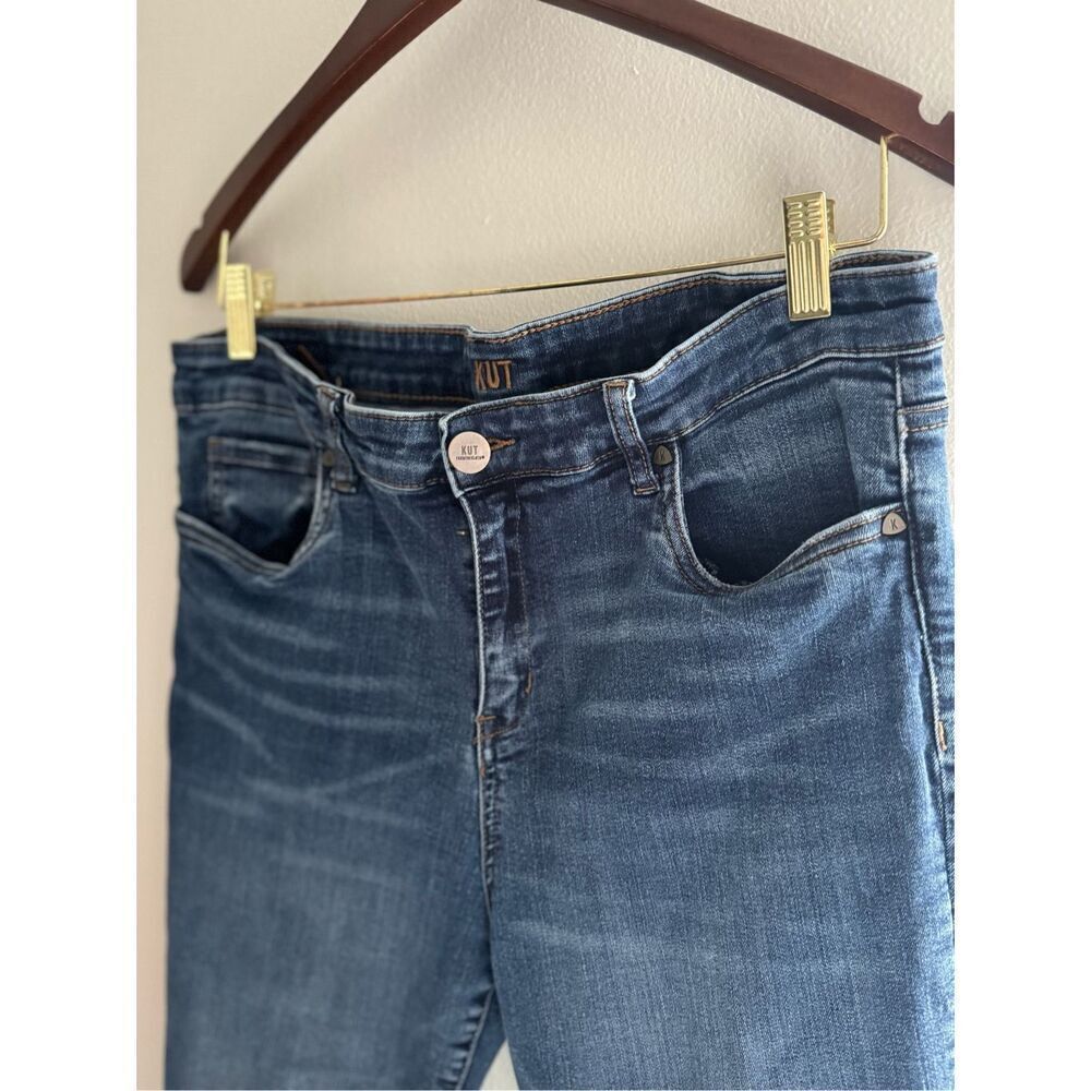 Kut From The Kloth Straight Leg Jeans Medium Wash Women’s Size 14L Long/Tall - Picture 3 of 10
